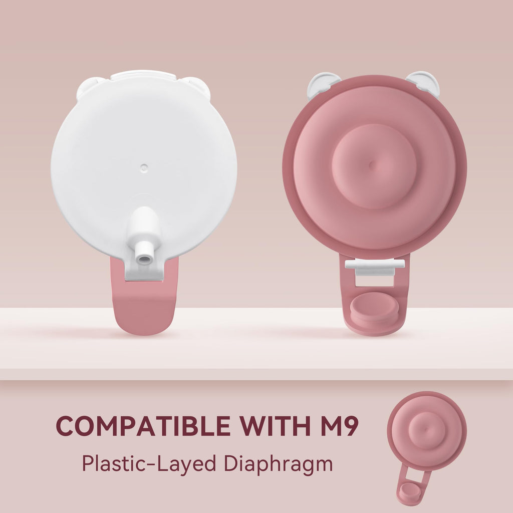 TOVVILD Replacement Pump Parts Compatible with Momcozy M9 Pump Parts Include 2PCS Duckbill Valves & 2PCS Diaphragms for momcozy m9 Replacement Parts (4PCS)