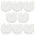 DOSMINE Muslin Baby Bibs 4-Layer Colorful Drool Bibs 8 Pack