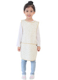 Plie Kids Painting Apron – Waterproof Art Smock for Toddlers & Preschoolers, Messy Play, Baking, Crafts, Cooking, Sensory Activities, Mealtime (Ages 1–10), Begie Star (12-L)