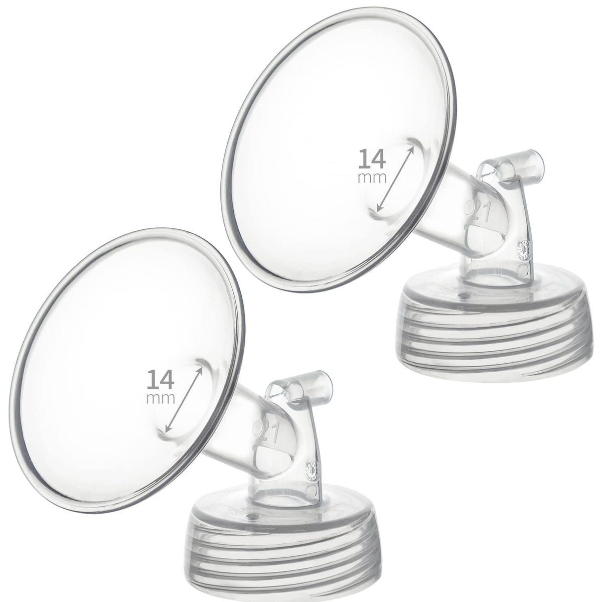 Belmikal 17mm Flanges Compatible with Spectra S2 S1 9 Plus Ameda MYA Motif Luna Breastpumps Replacement to Pump Parts Flange. Compatible with Spectra Parts/Accessories