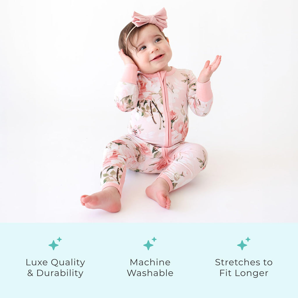 Posh Peanut Convertible Baby Sleepers, Toddlers Footless Pajamas for Girls