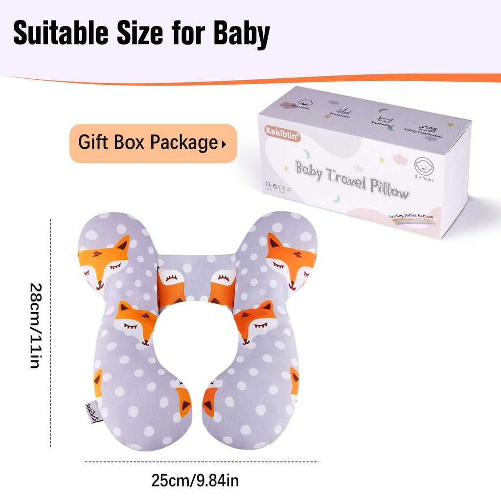 KAKIBLIN Baby Neck Pillows for Car Seat, Baby Head Support Pillow