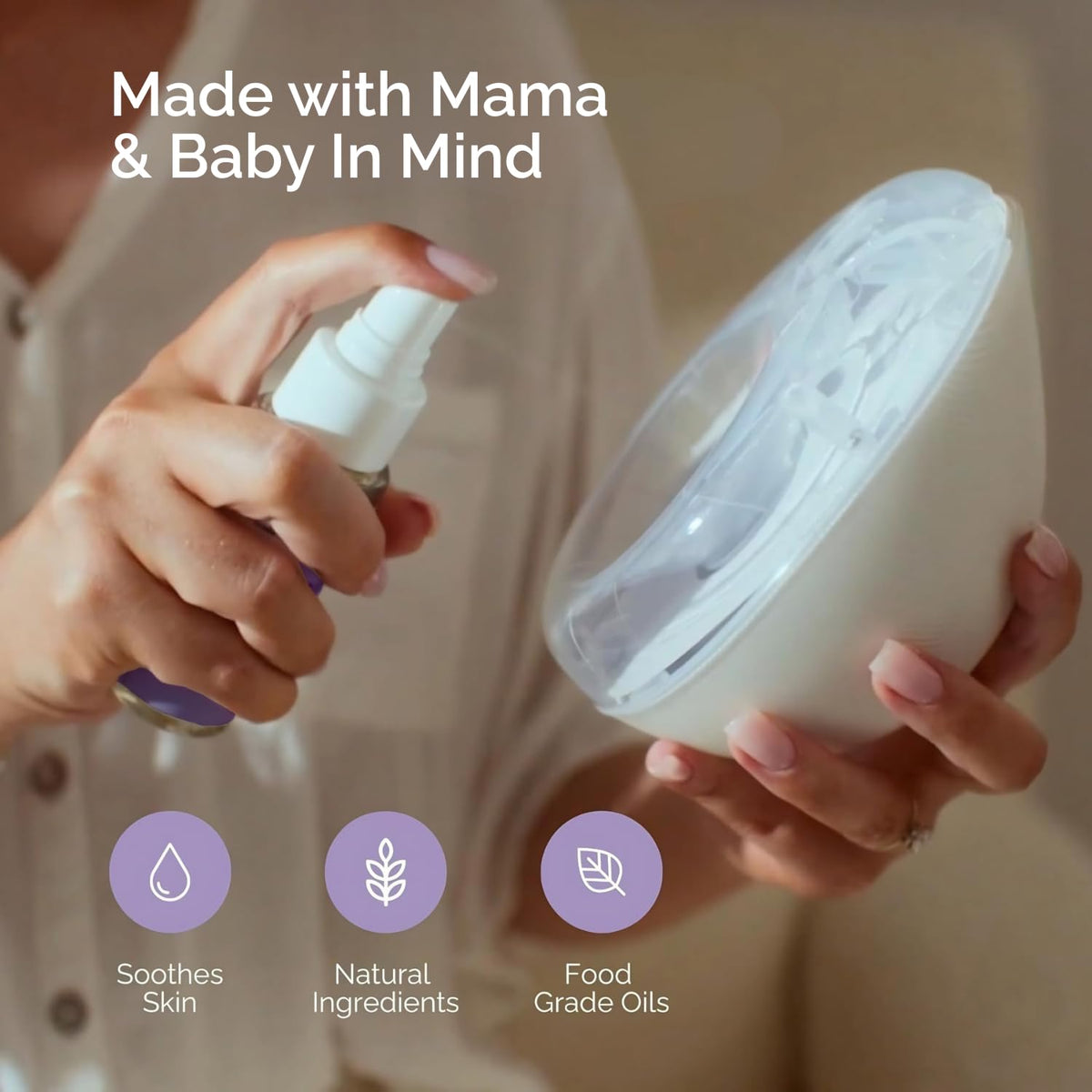 CoBoo Organic Pumping Spray, Lanolin-Free Breast Pump Lubricant, 2 Fl oz
