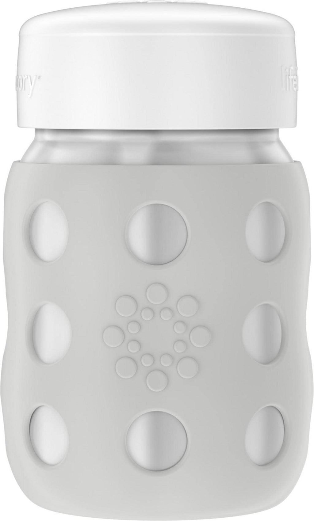Lifefactory 8oz Stainless Steel Food Jar with Cap, Stone Gray