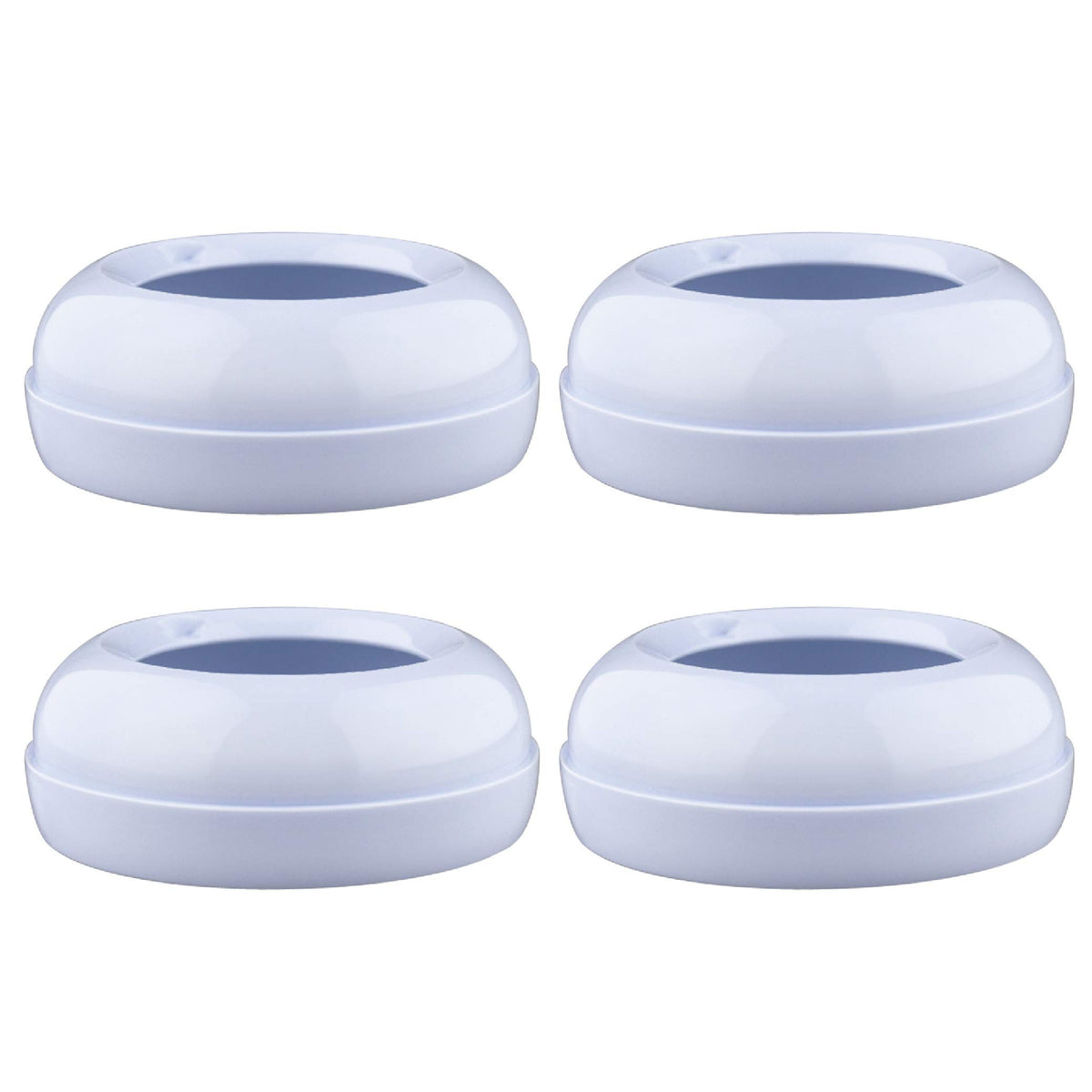 Maymom Replacement Baby Bottle Nipple Rings for Philips Avent Bottle, Compatible Screw Ring Collar for Avent Natural Plastic and Glass Bottles; Not for AntiColi Nipple, BPA-Free, Secure Latch, 4-Pack