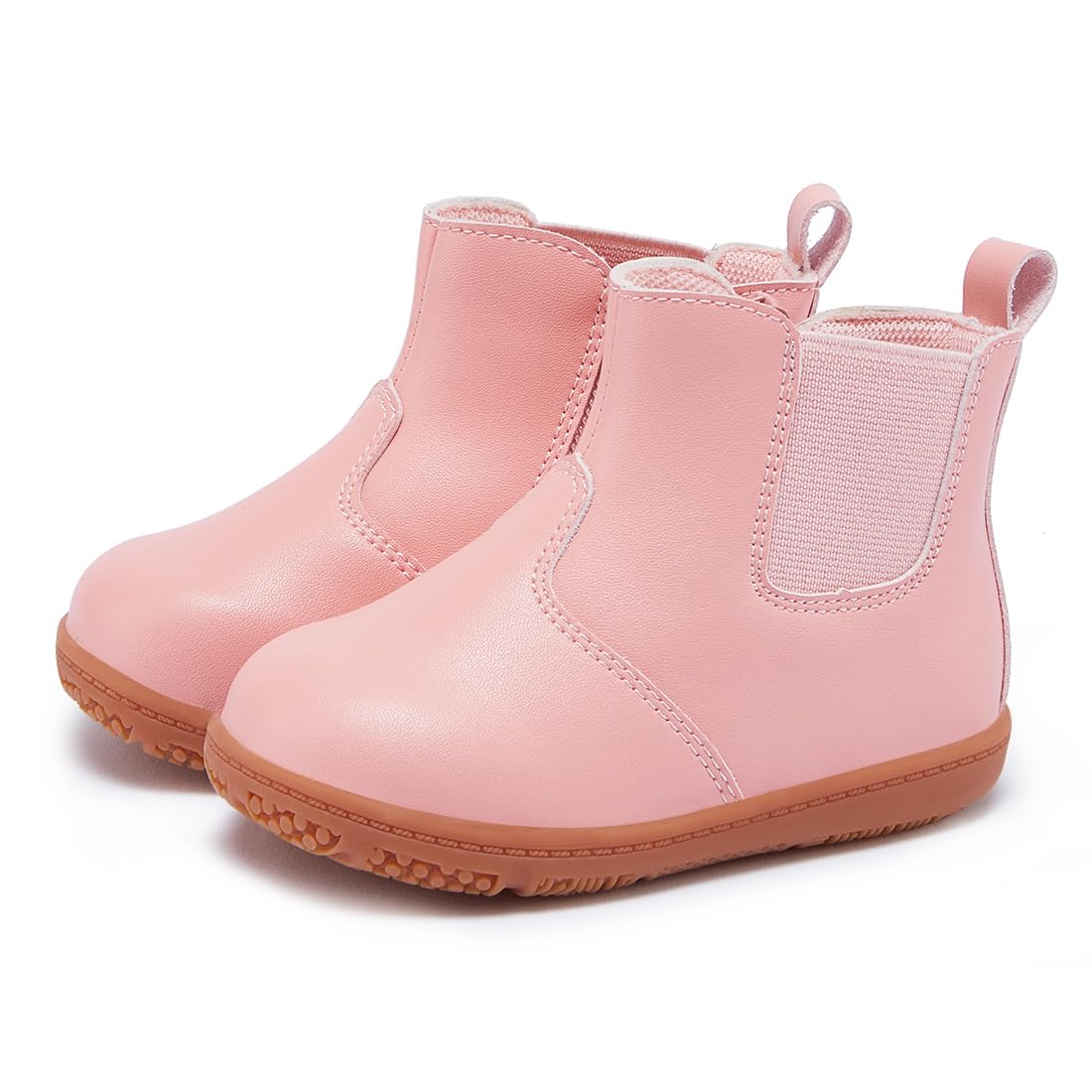 BMCiTYBM Baby Girl Boy Boots High Top Walking Shoes Pink 12-18 Months