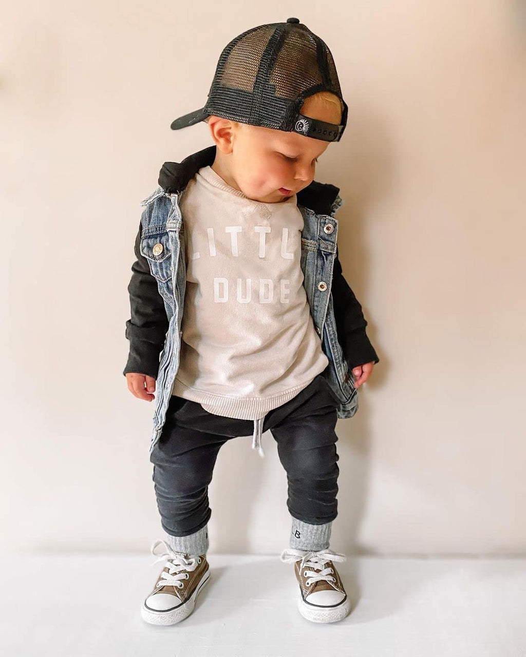 MA&BABY Toddler Baby Boy Clothes Solid Color Sweatshirt Jogger Pants Set