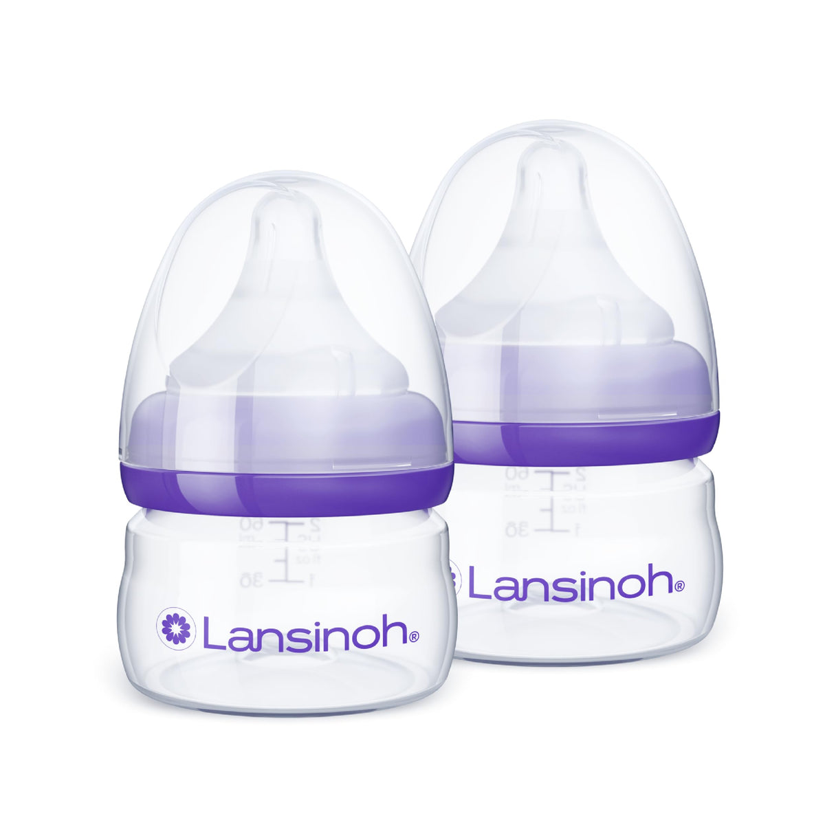 Lansinoh Anti-Colic Baby Bottles, 5 Ounces, 4 Count