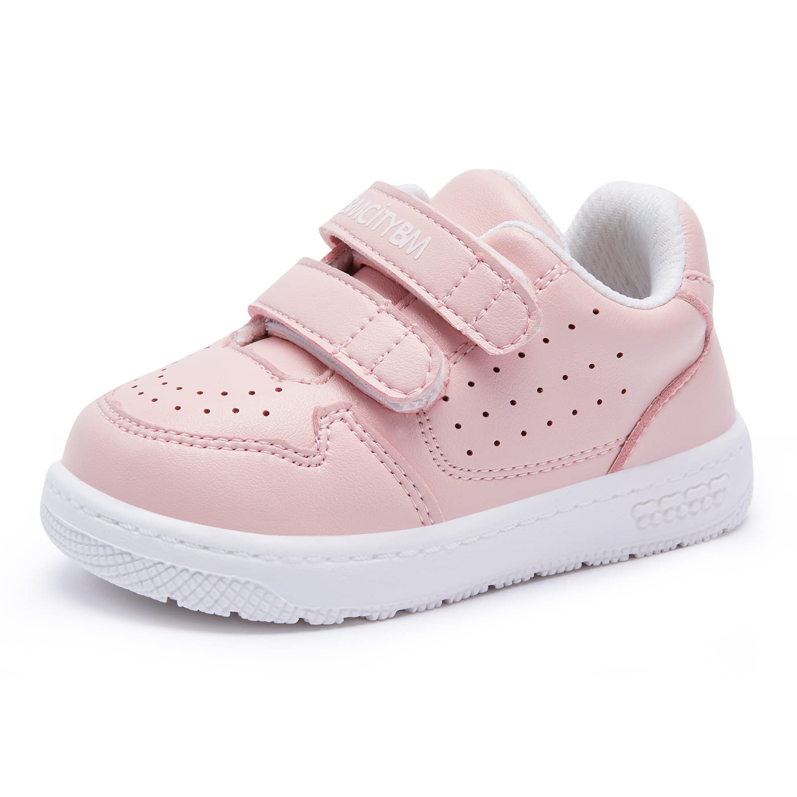 BMCiTYBM Baby Girl Sneakers Toddler Walking Shoes Pink Size 18-24 Months