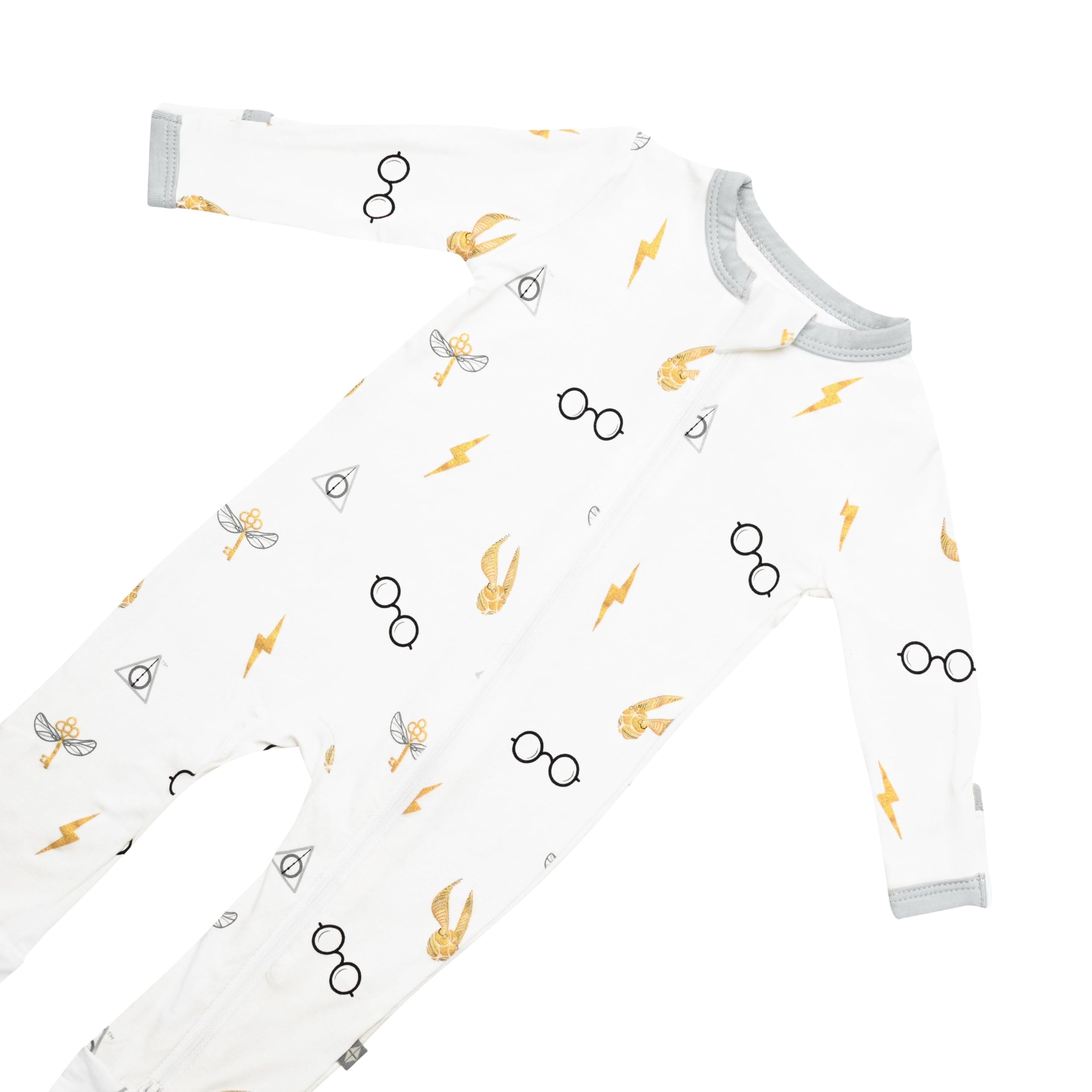KYTE BABY Zippered Romper in Icon