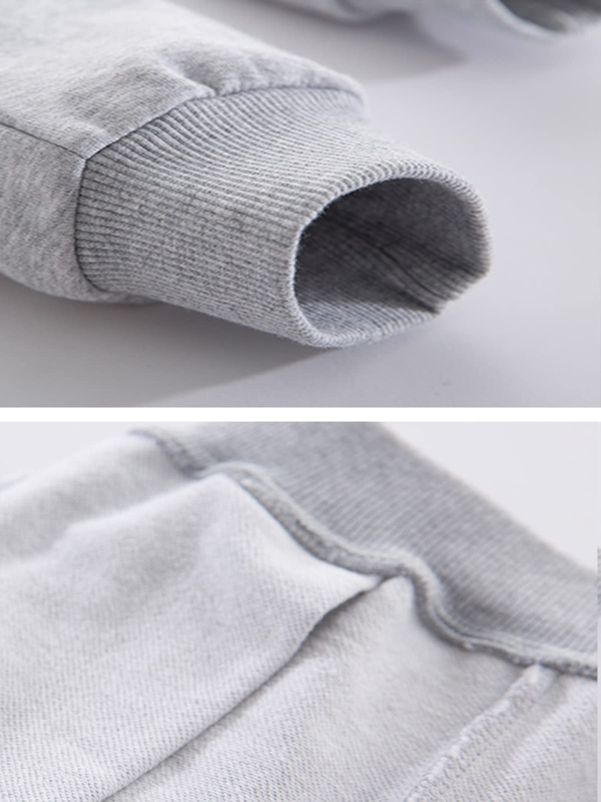 GFQLONG Toddler Boys Pants 100% Cotton Joggers Sweatpants with Pockets 4-5T