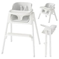 Fodoss Baby High Chair, 4-in-1 Convertible Gray for Babies & Toddlers