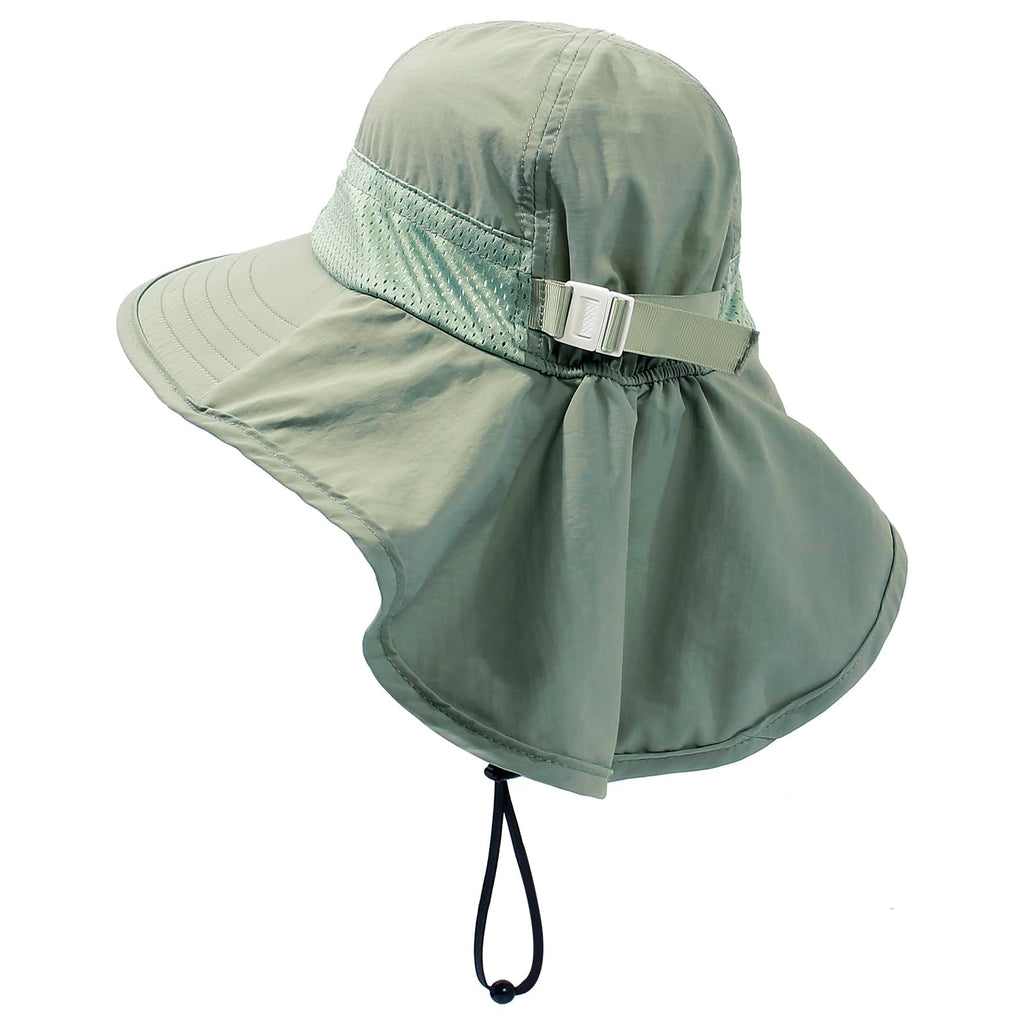 Baby Sun Protection Hat for Infant Toddlers Boys Girls UPF 50+ Sunhat for Outdoor Beach Swim (US, Age, 6 Years, 12 Years, Army Green)