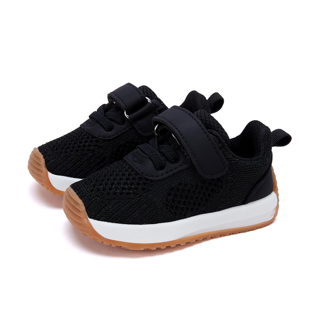 BMCiTYBM Baby Walking Shoes Unisex Infant Sneakers Black Size 18-24 Months