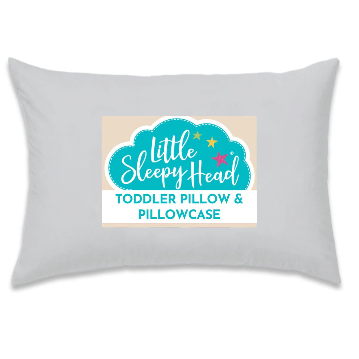 Toddler Bed Pillow with Cotton Pillow Case – 13x18 Kids Pillows for Sleeping, School, Travel & Daycare – Hypoallergenic Toddler Pillow 2 Year Old to 5 with Envelope Pillowcase (Checkers Black)