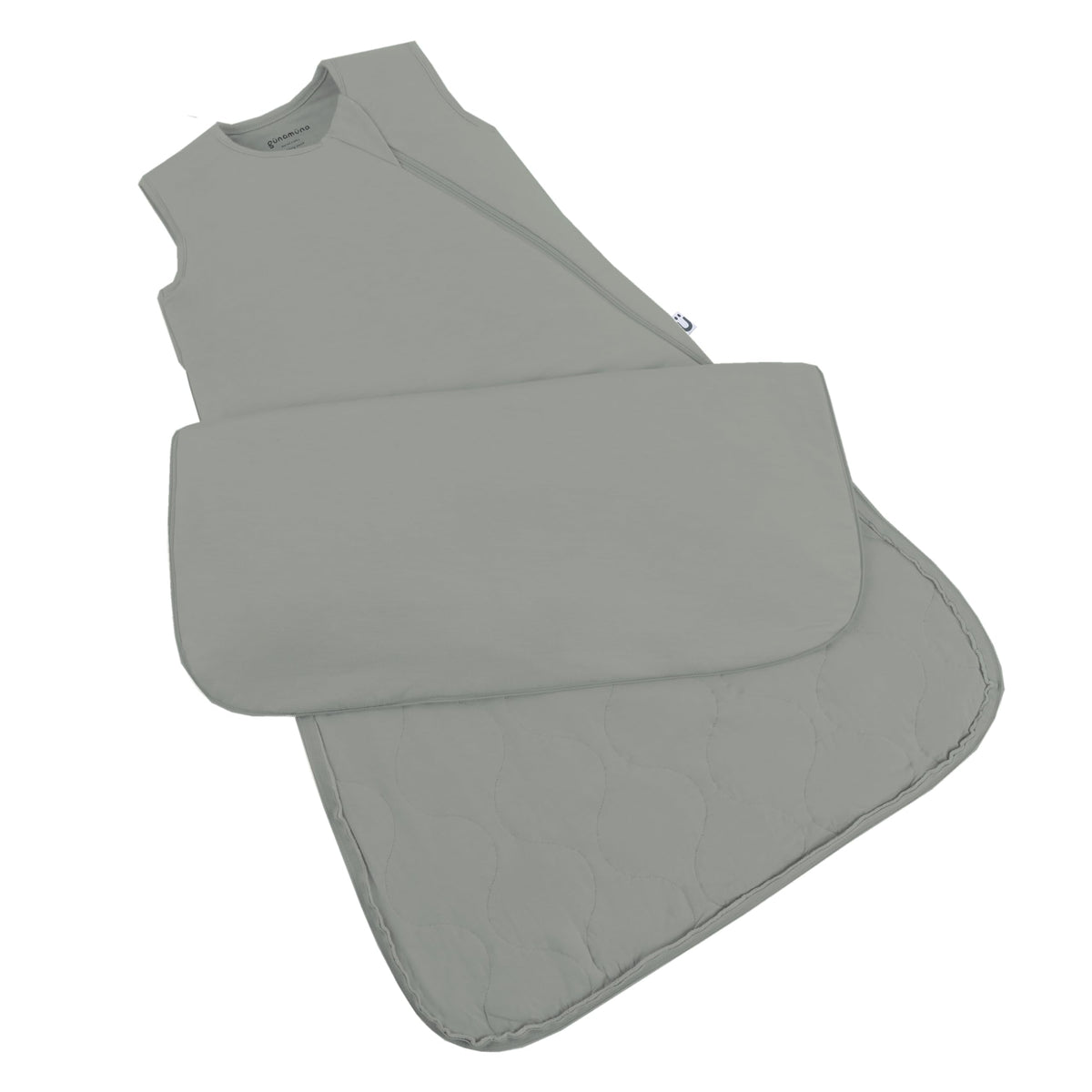 GUNAMUNA Sleep Sacks for Babies Toddlers and Newborns, Easy Changing Diaper Zipper, 2.5 TOG, Sage, 24-36 Months