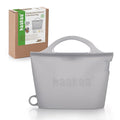 Haakaa On-The-Go Silicone Microwave Steamer & Steriliser Bag, 40oz/1250ml Reusable Silicone Steaming Bags for Baby Bottles, Breast Pump, Accessories, Pacifiers, Teethers, 1PC