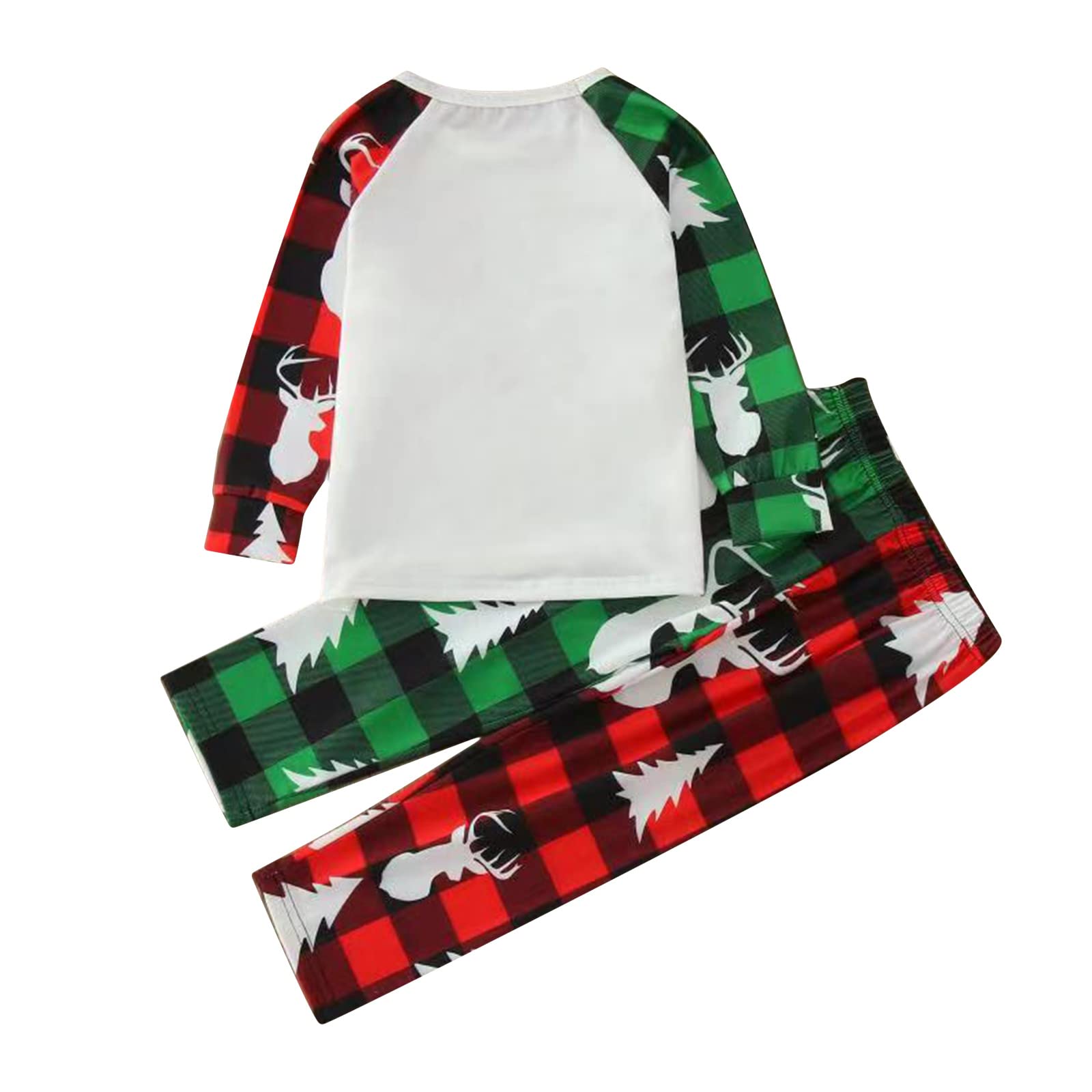 Awoscut Family Christmas Pajamas Matching Pajamas for Family, Xmas PJs Sets Holiday Sleepwear(#gj-6, Kids, 8 Years)
