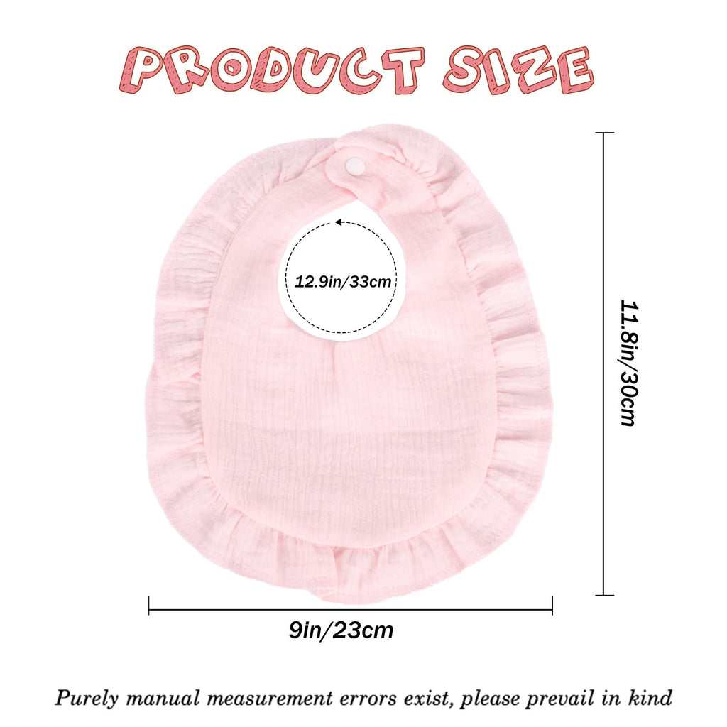 Baby Bibs Muslin Cotton Drool Teething Drooling Bibs for Baby Girl Boy
