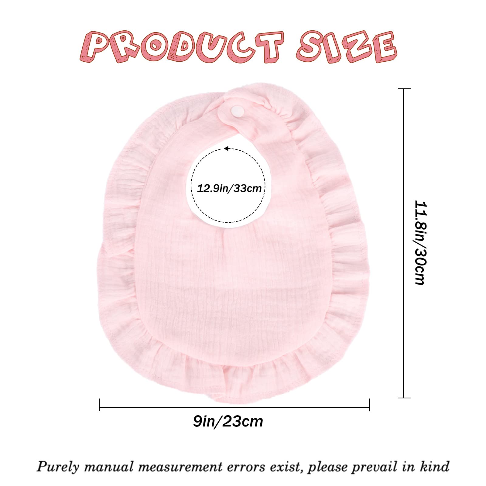 Baby Bibs Muslin Cotton Drool Teething Drooling Bibs for Baby Girl Boy