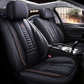 Auto Front Seat Covers fir for Suzuki 1999-2025 95% Models, 3D Front Split Bench Protection Compatible with Side Airbag Black & Coffee Line