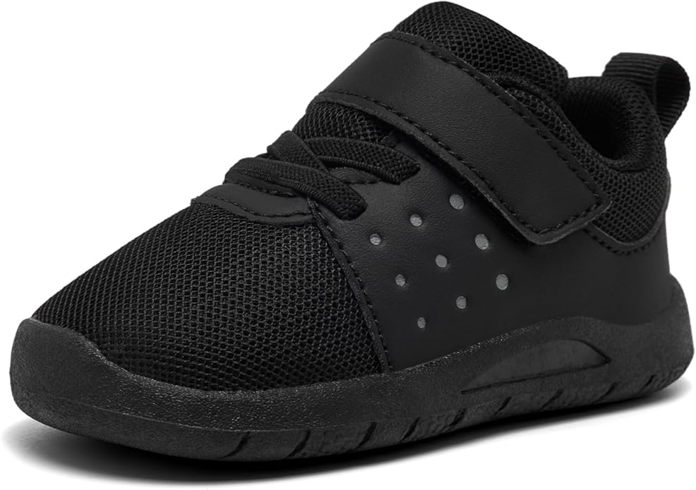 MORENDL Toddler Baby Shoes 0-4 Years Boy Girl Lightweight Breathable Non-Slip Sports Sneakers Running Walking Tennis Barefoot Shoes