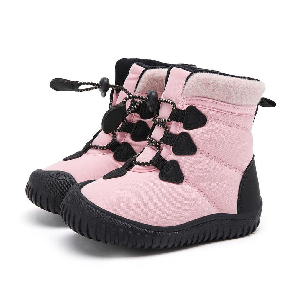 BMCiTYBM Toddler Baby Snow Winter Boots Shoes Boys Girls Cold Weather Baby Faux Fur Shoes 3-3.5 Years Pink Size 9 Toddler