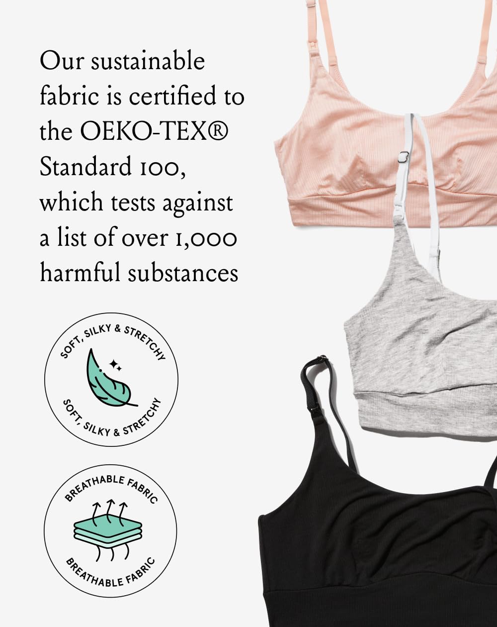 Bodily Everything Wireless Nursing & Maternity Bra with Clip Down Access, S