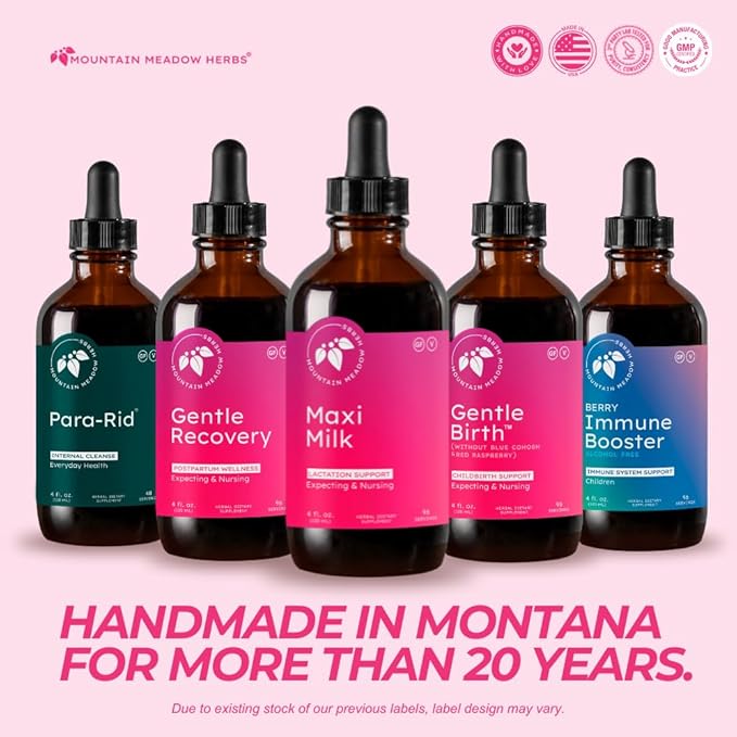 Mountain Meadow Herbs Maxi-Milk- Natural Liquid Lactation Support to Increase Breast Milk Production Quickly & Effectively for Breastfeeding Moms - 4 oz