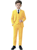Toddler Tuxedo Kids Yellow Graduation Outfit Boys Easter Suit Size 14