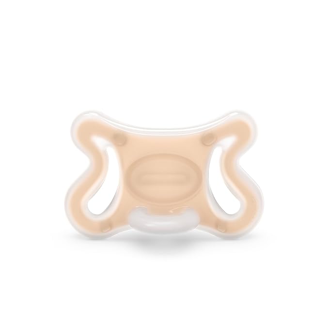 Suavinex Zero Zero Silicone Baby Pacifier w/SX Pro Physiological Pacifier Nipple (0-6M), Fair