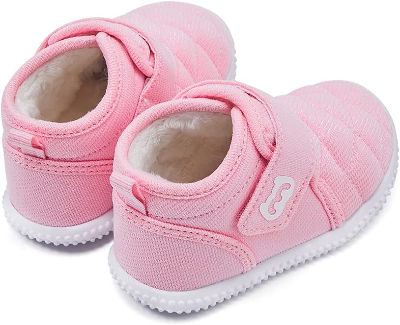 BMCiTYBM Toddler Baby Winter Snow Boots Boy Girl Faux Fur Warm Non Slip First Walking Infant Shoes