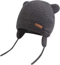 BAVST Baby Beanie Hat for Winter with Earfalp Cute Bear Kids Toddler Girls Boys Warm Knit Cap 0-2Years