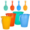 Beach Toys Sand Toys Beach Shovels Beach Pail Set for Kids Summer Beach Essentials Outdoor Sand Play Fun Activities Beach Pails & Shovels