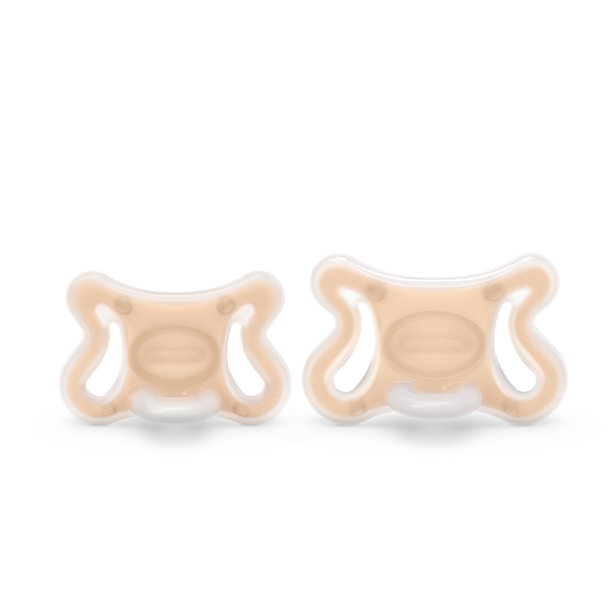 Suavinex Zero Zero Silicone Baby Pacifier, 6-18 Month, Fair, 2-Pack