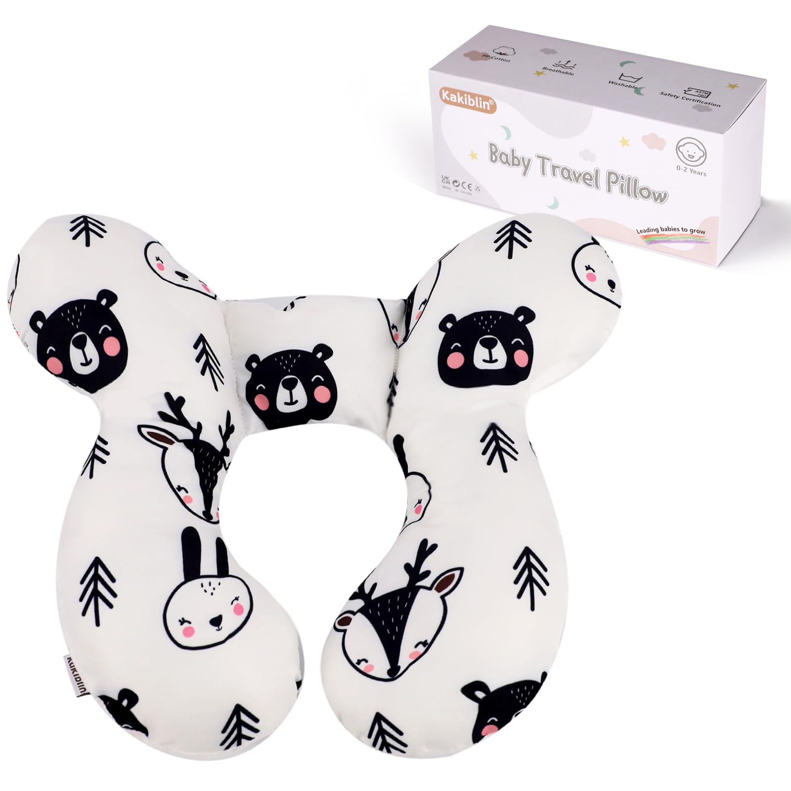 KAKIBLIN Baby Neck Pillow, Baby Support Pillow, Infant Neck Pillows
