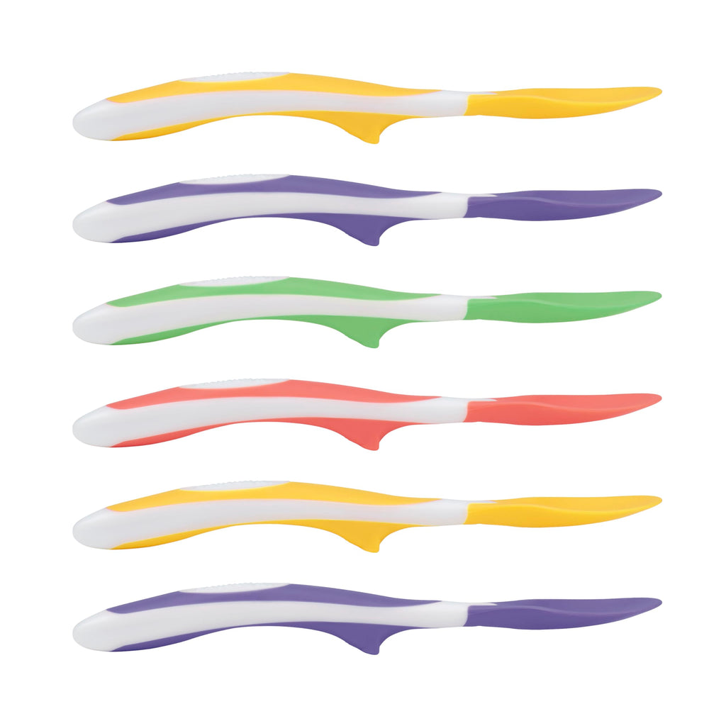 Dr. Brown's Soft-Tip Toddler Feeding Spoons, 24 Pack, Multi