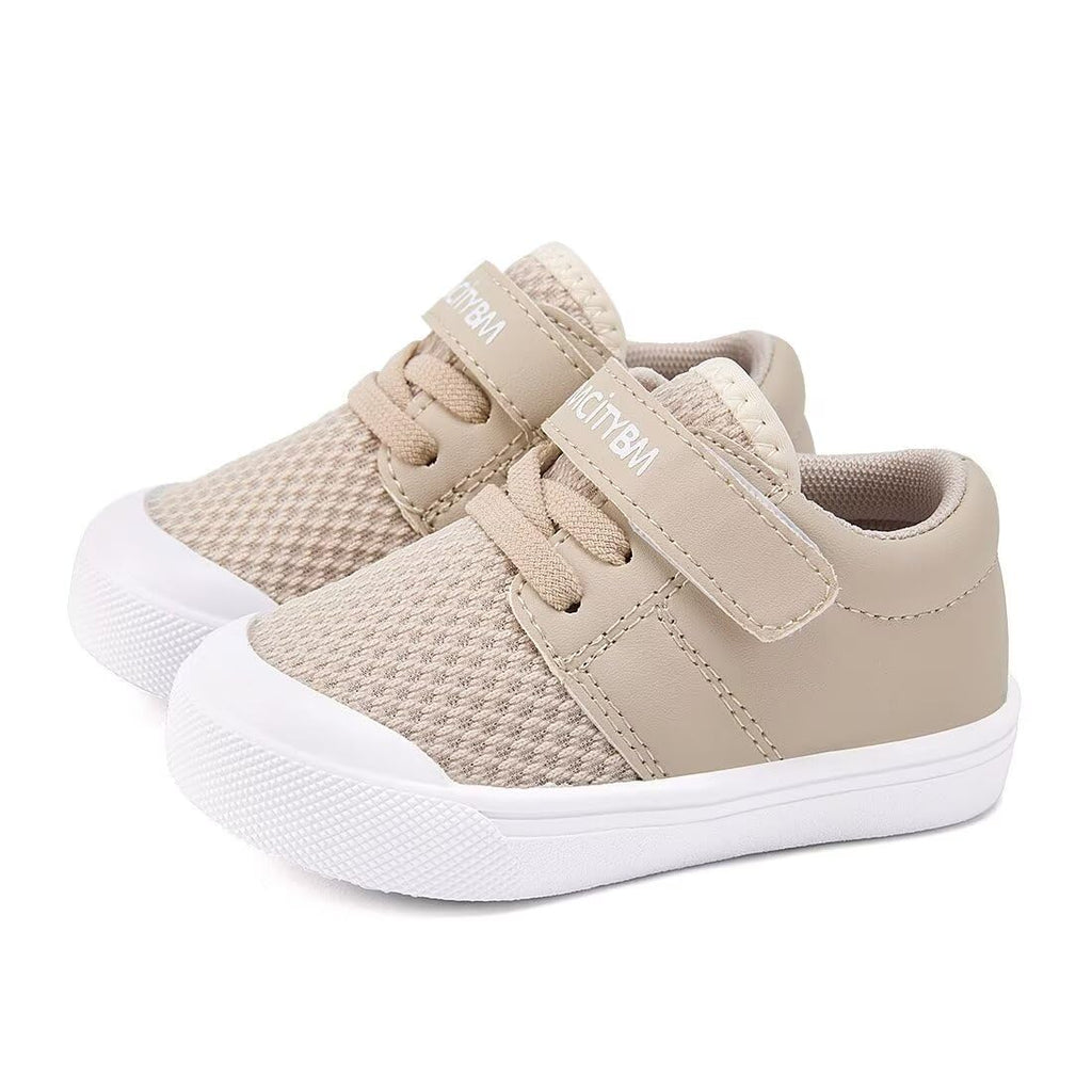 BMCiTYBM Baby Walking Shoes First Infant Sneakers Camel Size 6-12 Months