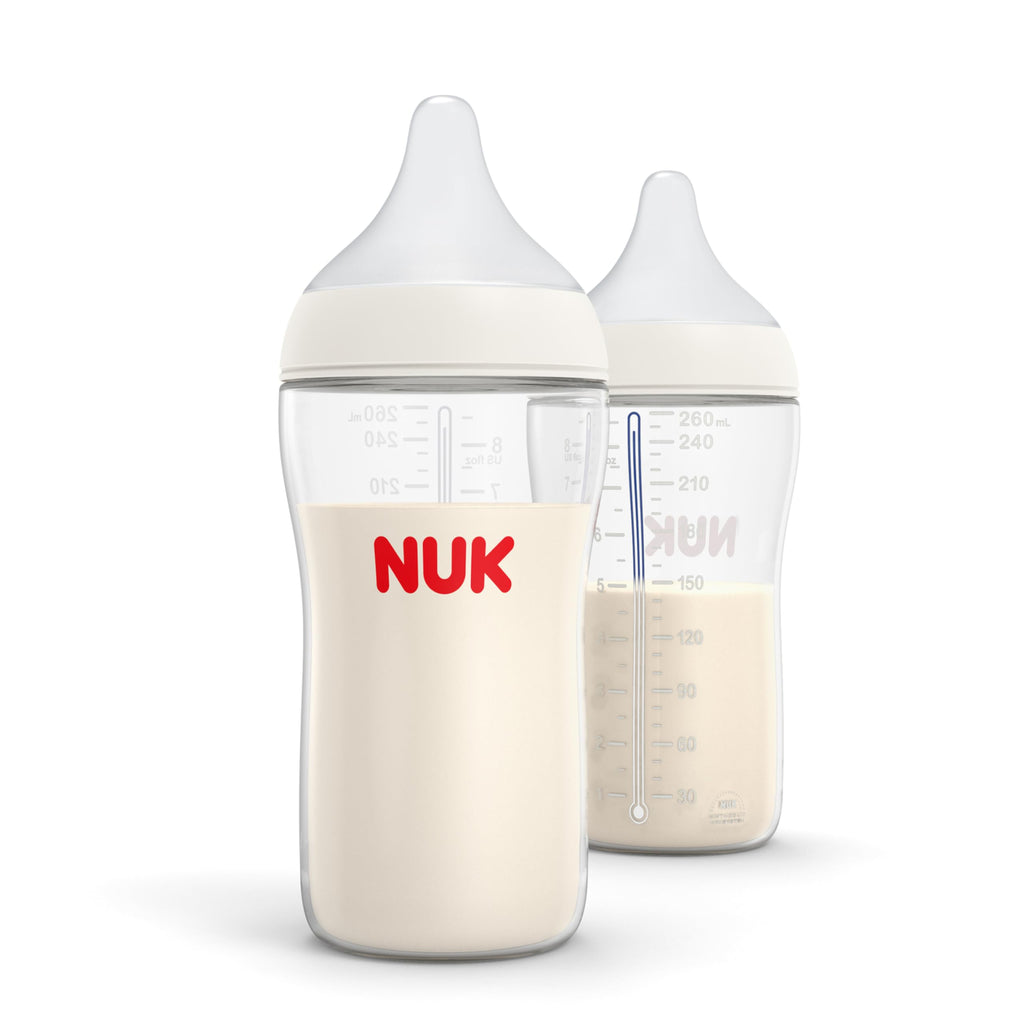 NUK Perfect Match Natural + Anti-Colic Bottle, 8 oz, 2 Pack