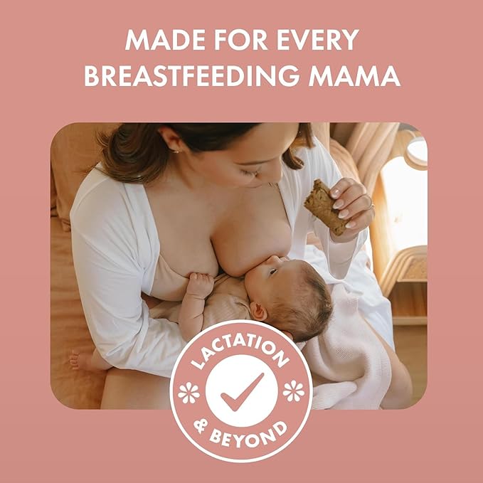 Boobie Bar Superfood Peanut Butter Lactation Bar for Breastfeeding Moms to Increase Milk Supply | #1 Selling Lactation Snack Bars | Vegan, Fenugreek-Free, Gluten-Free, Dairy-Free (12 Bars)