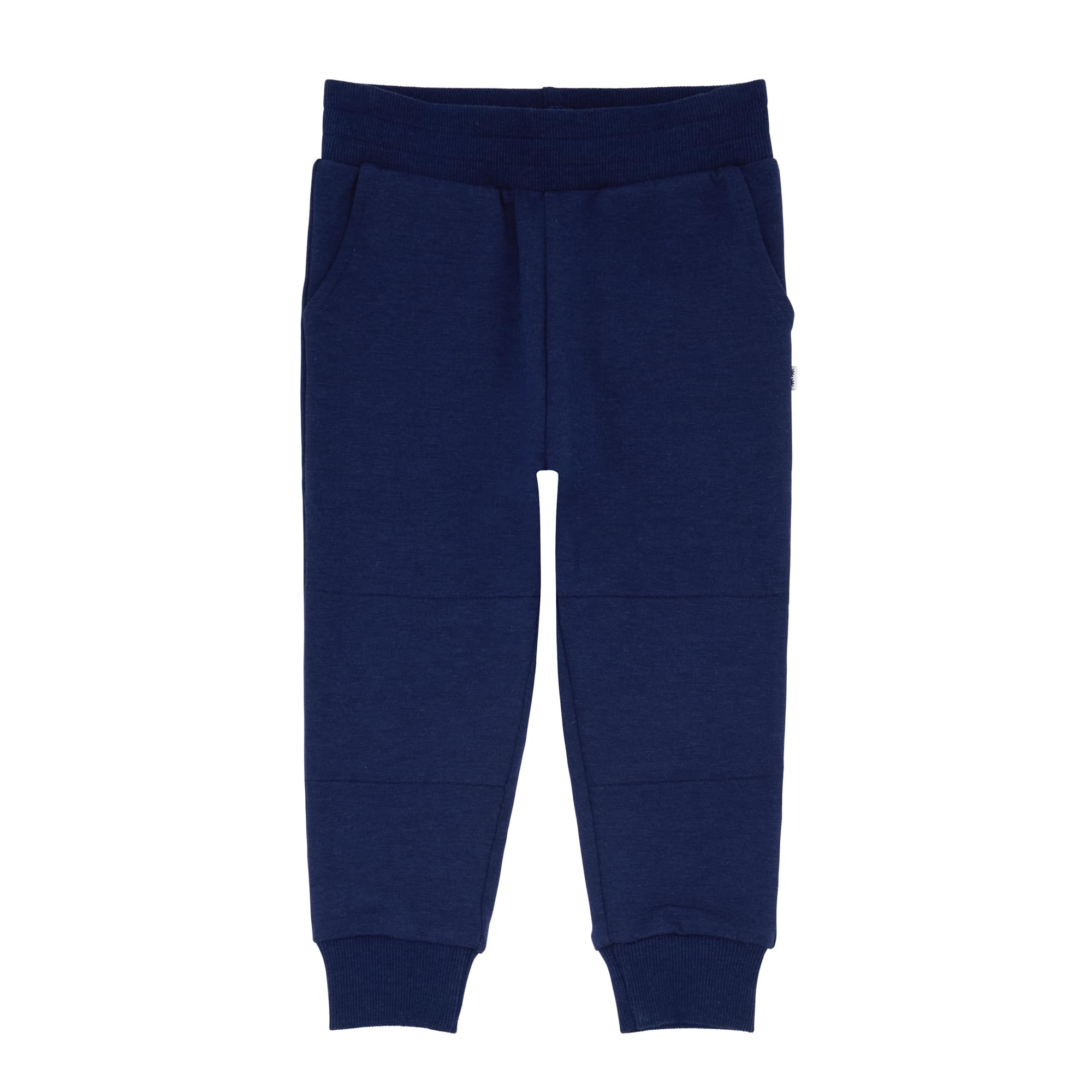 Little Sleepies Joggers for Boys & Girls, Soft Toddler Sweatpants, Baby Boys Pants, Elastic Waistband (Size 6-12M, Navy)