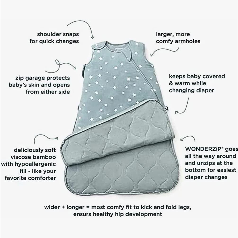 GUNAMUNA Sleep Sacks for Babies Toddlers and Newborns, Easy Changing Diaper Zipper, 2.5 TOG, Goose, 18-24 Months
