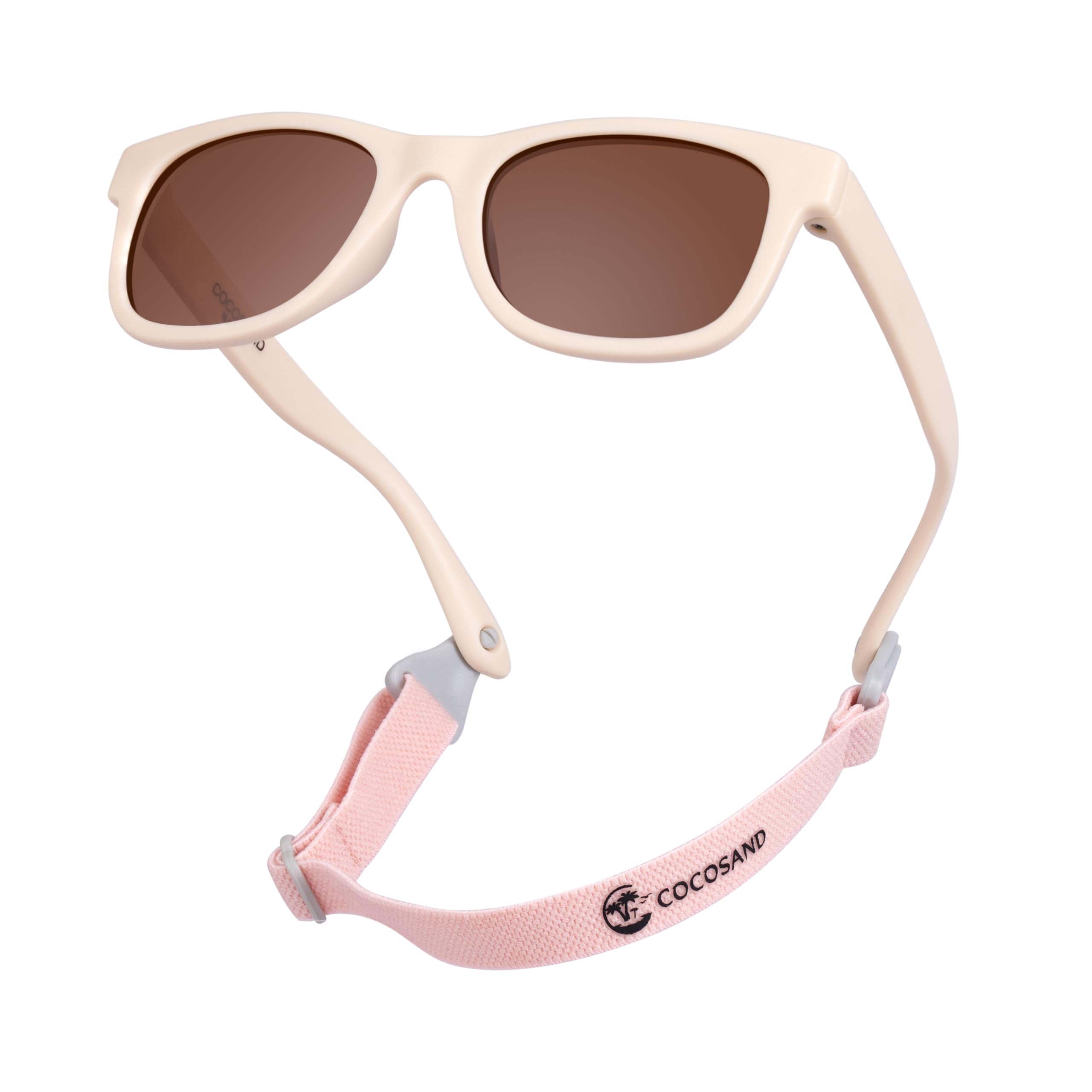 COCOSAND Flexible Polarized Baby Sunglasses with Strap