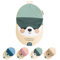 Sleepy Hat The Original Baby Sleep Mask & Soft Eye Shade – Newborn Hat, Sun Hat & Beanie for Travel, Home Green – 12-18M