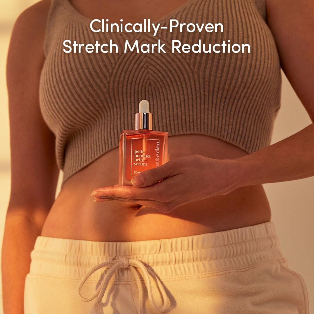 Evereden Belly Serum, Stretch Mark Oil for Pregnancy & Postpartum, Vegan