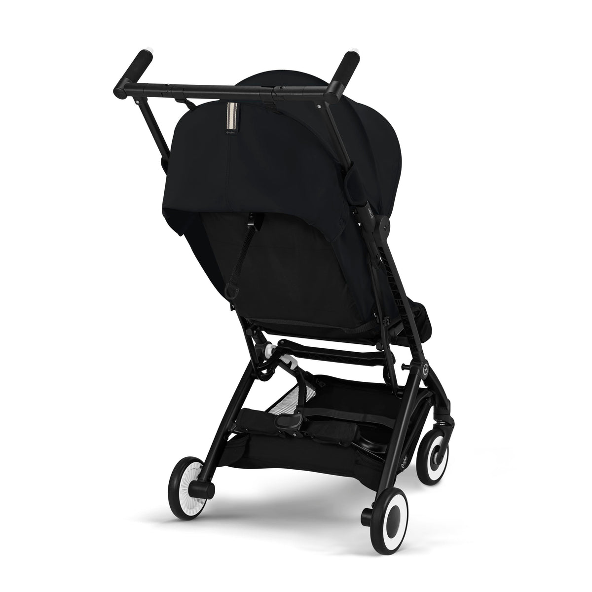 Cybex Libelle 2 Travel Baby Stroller - Lightweight Carry-On Travel Stroller for Airplane with One-Hand Recline, Compatible with CYBEX Car Seats, Magic Black