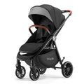 Tinyiota Baby Stroller with UPF 50+ Canopy, One-Hand Fold & Leather Handle