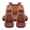 PACKMACH Seat Covers for Hyundai Car Palisade 2020-2025 | 5-Seats Leather Seat Covers, Easy to Install Automotive Seat Covers Full Set (Full Set, Coffee)