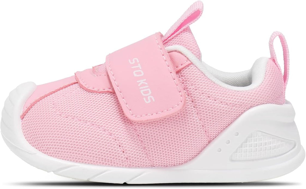 Baby Shoes Wide Toe Box Infant Boy Girl First Walker Shoe Toddler Crib Barefoot Sneakers Non-Slip Sole Soft Breathable Mesh Lightweight Walking Indoor Newborn Chubby Babies 6 9 12 18 24 Months