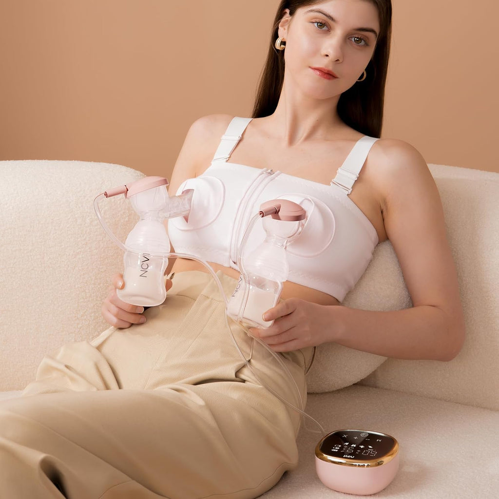 NCVI Electric Breast Pump 8782, Portable Hospital-Grade Double Pump